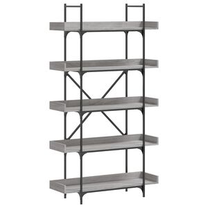 vidaXL &Beta;&iota;&beta;&lambda;&iota;&omicron;&theta;ή&kappa;&eta; 5 &Epsilon;&pi;&iota;&pi;έ&delta;&omega;&nu; &Gamma;&kappa;&rho;&iota; Sonoma 100x33x180,5&epsilon;&kappa;. &Epsilon;&pi;&epsilon;&xi;&epsilon;&rho;&gamma;. &Xi;ύ&lambda;&omicron;