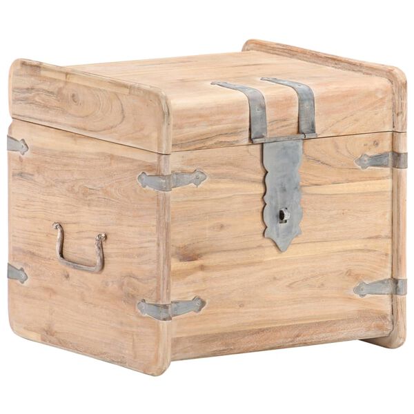 vidaXL Μπαούλο 40 x 40 x 40 εκ. από Μασίφ Ξύλο Ακακίας
