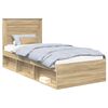 vidaXL &Sigma;&kappa;&epsilon;&lambda;&epsilon;&tau;ό&sigmaf; &Kappa;&rho;&epsilon;&beta;&alpha;&tau;&iota;&omicron;ύ &Delta;&rho;ύ&sigmaf; Sonoma 75 x 190 cm &Sigma;&tau;&epsilon;&rho;&epsilon;ά &xi;&upsilon;&lambda;&epsilon;ί&alpha; &pi;&epsilon;ύ&kappa;&omicron;&upsilon;