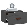 vidaXL Κομοδίνα Επιτοίχια 2 τεμ. Γκρι 40 x 29,5 x 22 εκ.
