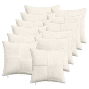 vidaXL &Kappa;ά&lambda;&upsilon;&mu;&mu;&alpha; &Mu;&alpha;&xi;&iota;&lambda;&alpha;&rho;&iota;&omicron;ύ 12 &tau;&mu;&chi;. ALMELO &Kappa;&rho;&epsilon;&mu; 40 x 40 cm &kappa;&omicron;&rho;&nu;&tau;&omicron;&upsilon;&rho;ό&iota;