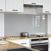 vidaXL Πίσω Πάνελ Κουζίνας 2 pcs Ανοιχτό γκρι 70 x 60 cm
