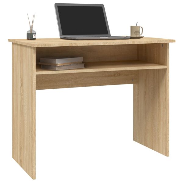 vidaXL Γραφείο Χρώμα Sonoma Δρυς 90 x 50 x 74 εκ. από Επεξ. Ξύλο