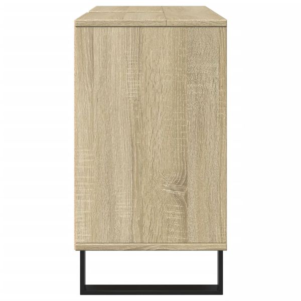 vidaXL Ντουλάπι Μπάνιου Sonoma Δρυς 80 x 33 x 60 εκ. από Επεξεργ. Ξύλο