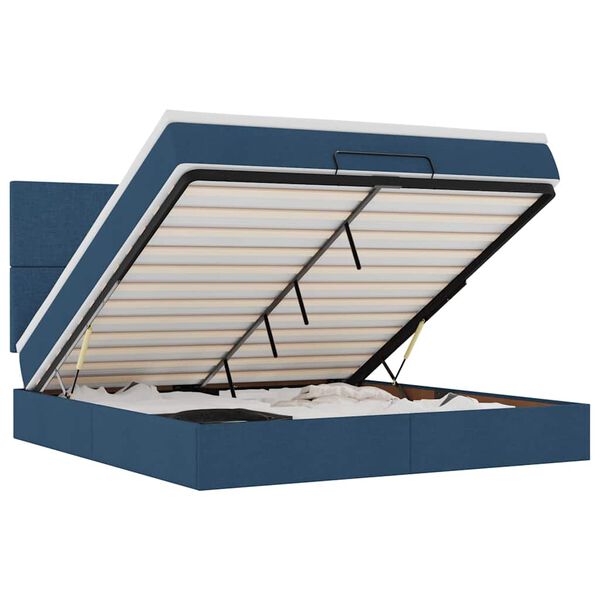 vidaXL &Omicron;&theta;&omega;&mu;&alpha;&nu;&iota;&kappa;ό &kappa;&rho;&epsilon;&beta;ά&tau;&iota; &mu;&epsilon; &sigma;&tau;&rho;ώ&mu;&alpha; &mu;&pi;&lambda;&epsilon; 160x200cm ύ&phi;&alpha;&sigma;&mu;&alpha;