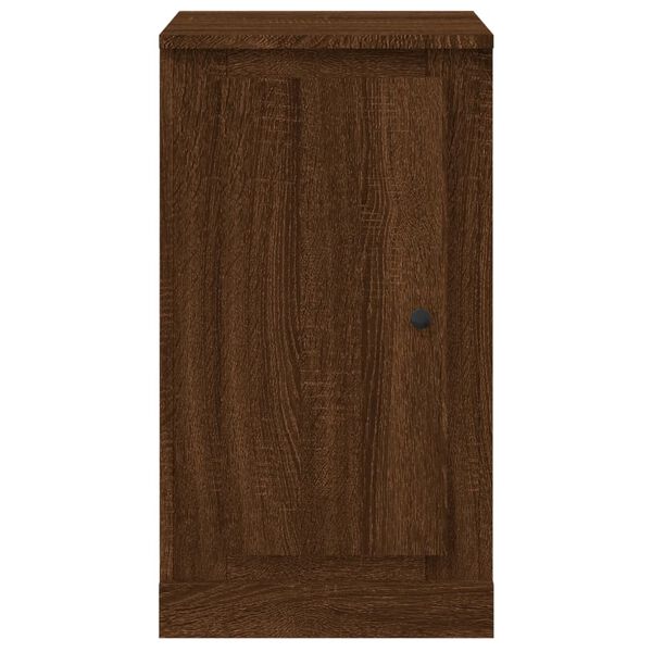 vidaXL Ντουλάπια 2 τεμ. Καφέ Δρυς 37,5x35,5x67,5 εκ Επεξεργ. Ξύλο