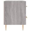 vidaXL Κομοδίνο Γκρι Sonoma 40 x 35 x 47,5 εκ. από Επεξεργασμένο Ξύλο