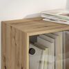 vidaXL Highboard 2 pcs Artisan Oak 68 x 37 x 142 &epsilon;&kappa; &Epsilon;&pi;&epsilon;&xi;&epsilon;&rho;&gamma;&alpha;&sigma;&mu;έ&nu;&omicron; &xi;ύ&lambda;&omicron;