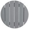 vidaXL Τραπέζι μπαρ Ανοιχτό γκρι 55 x 55 x 107 cm HDPE