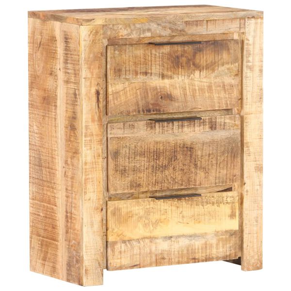 vidaXL Συρταριέρα 59 x 33 x 75 εκ. από Ακατέργαστο Ξύλο Μάνγκο