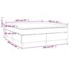 vidaXL &Kappa;&rho;&epsilon;&beta;ά&tau;&iota; Boxspring &mu;&epsilon; &Sigma;&tau;&rho;ώ&mu;&alpha; &Gamma;&kappa;&rho;&iota; 160x200&epsilon;&kappa;. &alpha;&pi;ό &Sigma;&upsilon;&nu;&theta;&epsilon;&tau;&iota;&kappa;ό &Delta;έ&rho;&mu;&alpha;