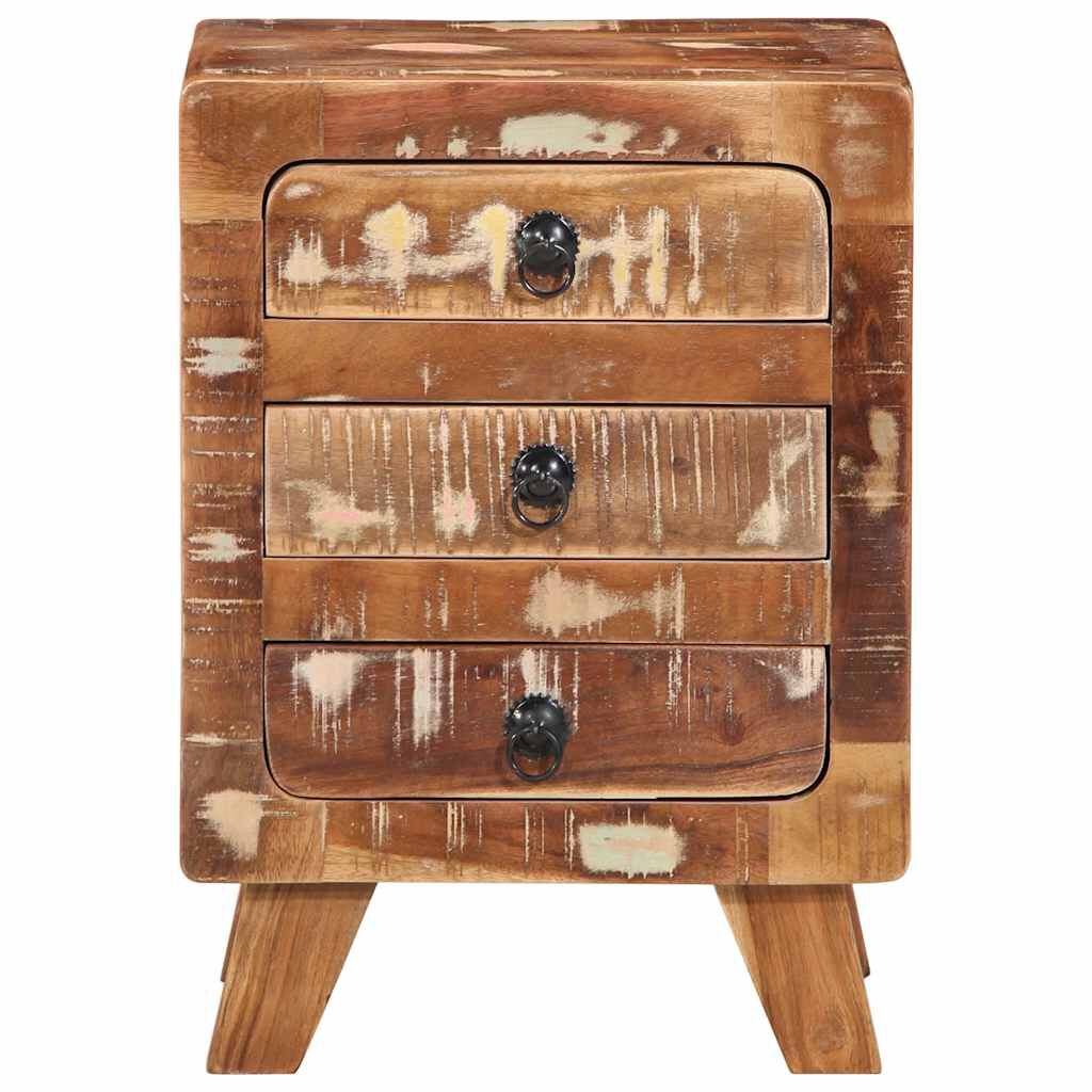 vidaXL Κομοδίνο 2 τεμάχια 37x32x50 cm Στερεό ξύλο ανακυκλωμένο