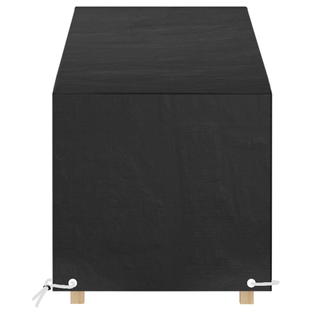 vidaXL Κάλυμμα Ξαπλώστρας με 12 Κρίκους 200x65x35/60 εκ. Πολυαιθυλένιο