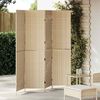 vidaXL Διαχωριστικό Δωματίου Μπεζ 196 x 180 cm συνθετικό ρατάν