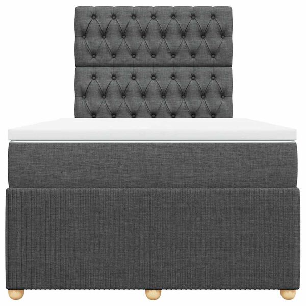 vidaXL &Kappa;&rho;&epsilon;&beta;ά&tau;&iota; Boxspring &mu;&epsilon; &Sigma;&tau;&rho;ώ&mu;&alpha; &Sigma;&kappa;&omicron;ύ&rho;&omicron; &Gamma;&kappa;&rho;&iota; 120x190 &epsilon;&kappa; &Upsilon;&phi;&alpha;&sigma;&mu;ά&tau;&iota;&nu;&omicron;