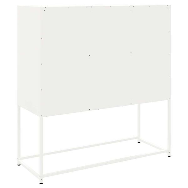 vidaXL Ντουλάπι Λευκό 100,5x39x107 εκ. Ατσάλινος