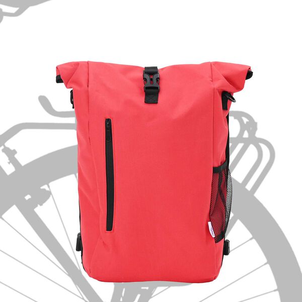 vidaXL Τσάντα Ποδηλάτου για Πάνιου 20 L Κόκκινη 31x13x58 εκ