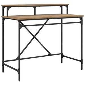 vidaXL &Gamma;&rho;&alpha;&phi;&epsilon;ί&omicron; Artisan Oak 100 x 50 x 90 cm &Epsilon;&pi;&epsilon;&xi;&epsilon;&rho;&gamma;&alpha;&sigma;&mu;έ&nu;&omicron; &Xi;ύ&lambda;&omicron;