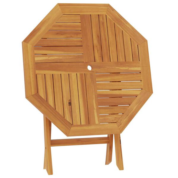 vidaXL Τραπέζι Κήπου Πτυσσόμενο 85 x 85 x 76 εκ. από Μασίφ Ξύλο Teak