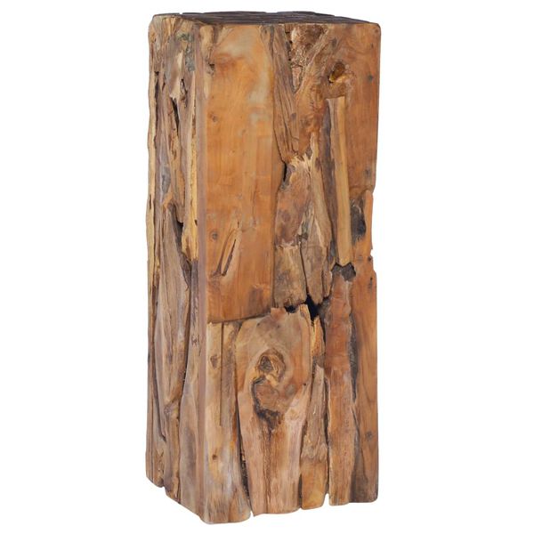 vidaXL Τραπέζι Βοηθητικό 30 x 30 x 80 εκ. από Μασίφ Ξύλο Teak