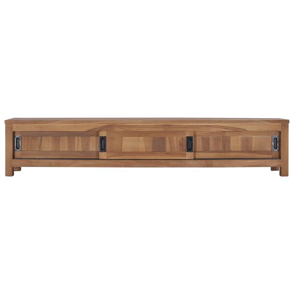 vidaXL Έπιπλο Τηλεόρασης 150 x 30 x 30 εκ. από Μασίφ Ξύλο Teak