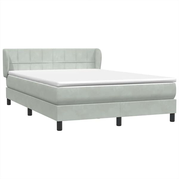 vidaXL &Kappa;&rho;&epsilon;&beta;ά&tau;&iota; Boxspring &mu;&epsilon; &Sigma;&tau;&rho;ώ&mu;&alpha; &Alpha;&nu;&omicron;&iota;&chi;&tau;ό &Gamma;&kappa;&rho;&iota; 160x220 &epsilon;&kappa;. &Beta;&epsilon;&lambda;&omicron;ύ&delta;&iota;&nu;&omicron;