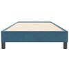 vidaXL Box Spring κρεβάτι χωρίς στρώμα σκούρο μπλε 100x220cm Βελούδινο