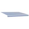 vidaXL Σκηνίτσα Αναδιπλούμενη Μπλε και άσπρο 350 x 250 εκ