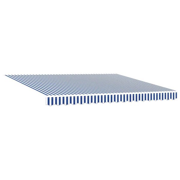 vidaXL Σκηνίτσα Αναδιπλούμενη Μπλε και άσπρο 350 x 250 εκ