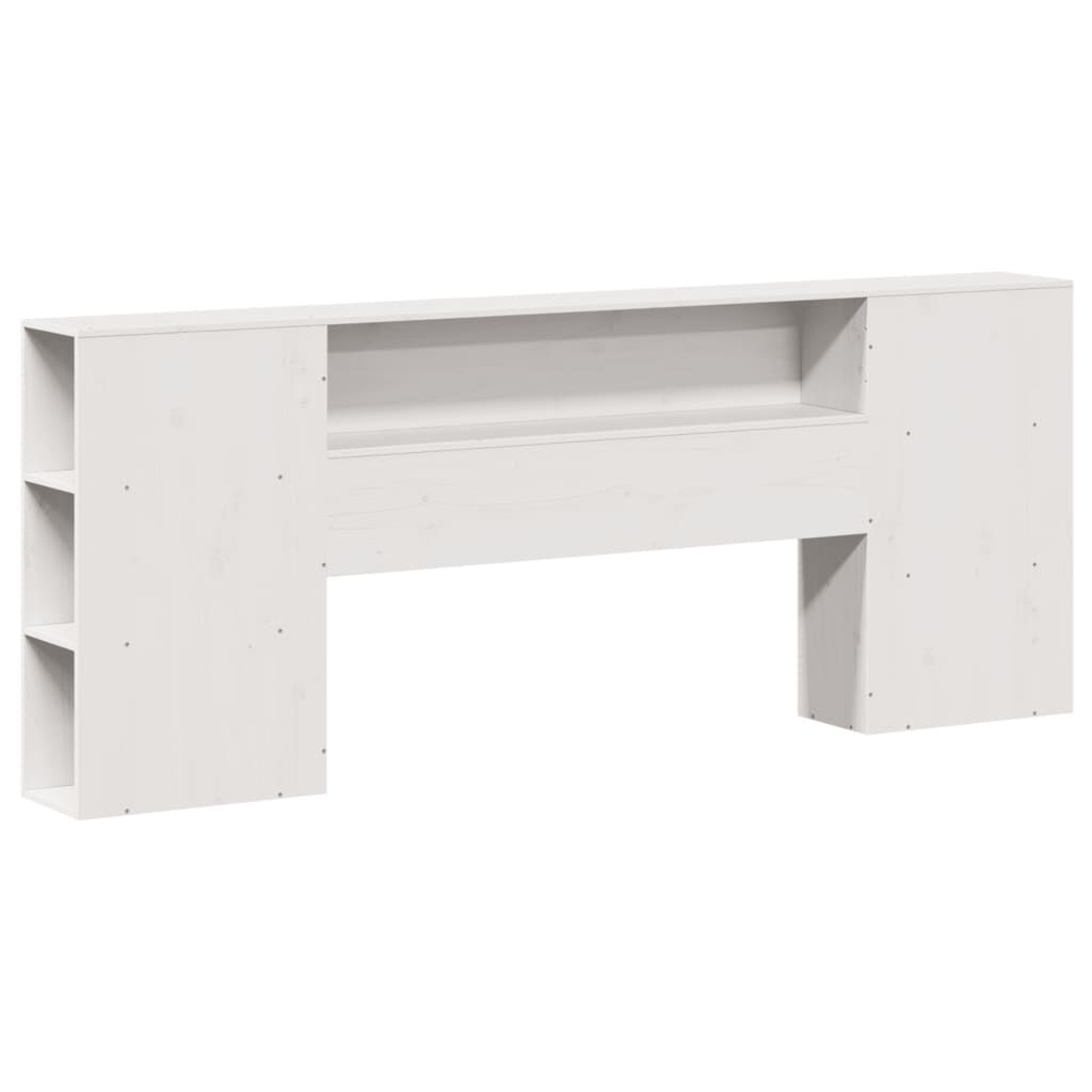vidaXL Κρεβάτι Βιβλιοθήκη Χωρίς Στρώμα 180x200 εκ Μασίφ Ξύλο Πεύκου