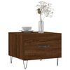 vidaXL Τραπεζάκια Σαλονιού 2 τεμ Brown Oak 50x50x40 εκ Επεξ. Ξύλο