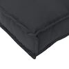 vidaXL Σετ Μαξιλαριών Πάγου 2 pcs Μαύρο 120 x 80 x 12 cm Ύφασμα Oxford