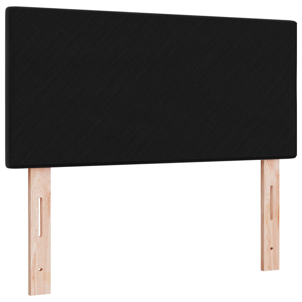 vidaXL Κεφαλάρι Button Tufted Μαύρο 90 εκ Βελούδο