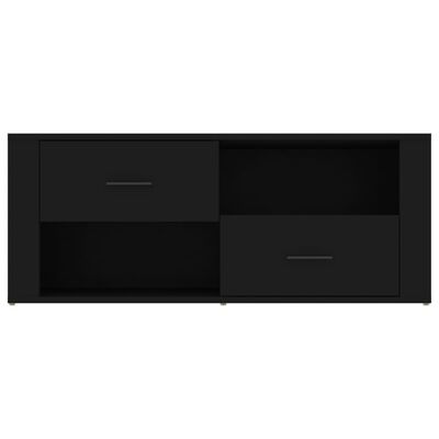 vidaXL Έπιπλο Τηλεόρασης Μαύρο 100 x 35 x 40 εκ. Επεξ. Ξύλο