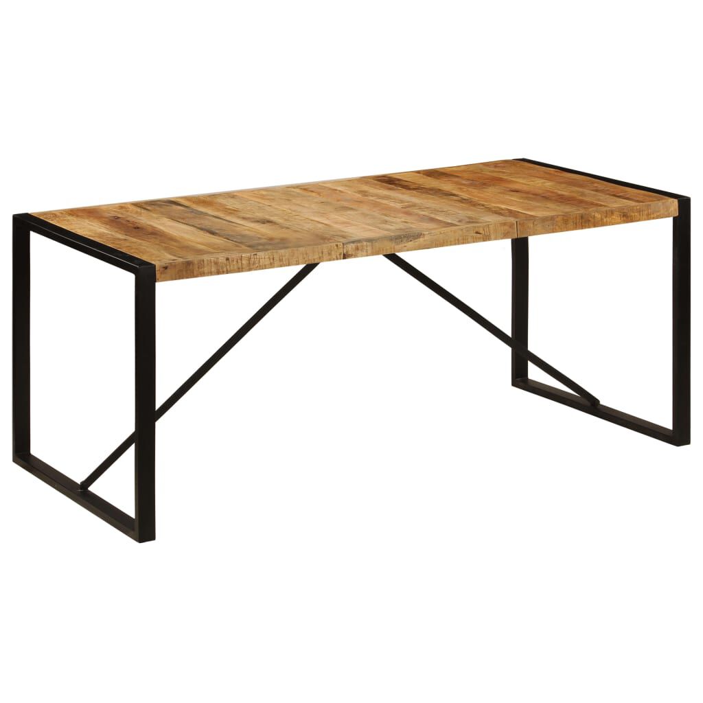 vidaXL Τραπεζαρία 180 x 90 x 75 εκ. από Μασίφ Ξύλο Μάνγκο