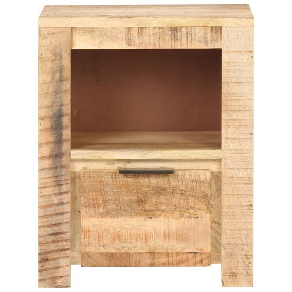 vidaXL Κομοδίνο 40 x 30 x 50 εκ. από Ακατέργαστο Ξύλο Μάνγκο