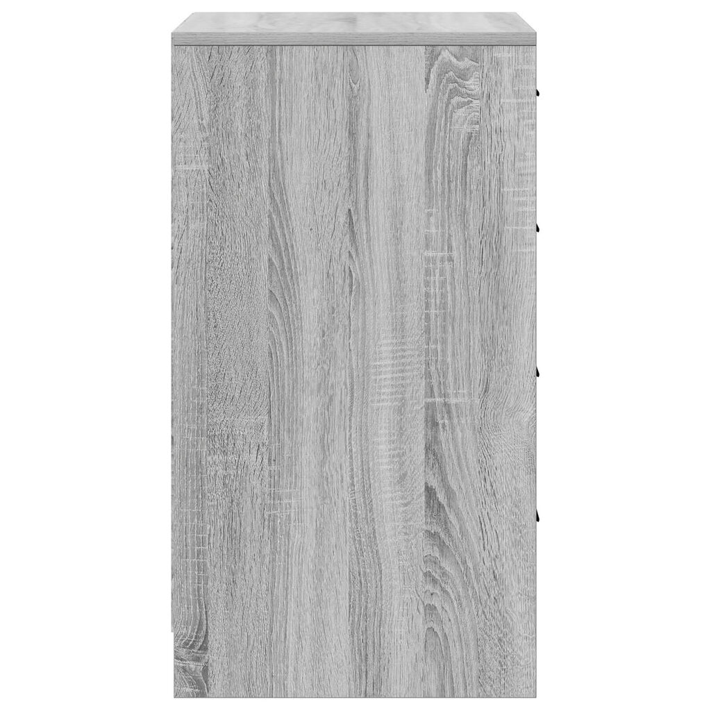 vidaXL Πλαϊνό γραφείο Γκρι sonoma 40 x 41 x 75 εκ Επεξεργασμένο ξύλο