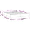vidaXL Box Spring &kappa;&rho;&epsilon;&beta;ά&tau;&iota; &chi;&omega;&rho;ί&sigmaf; &sigma;&tau;&rho;ώ&mu;&alpha; &sigma;&kappa;&omicron;ύ&rho;&omicron; &pi;&rho;ά&sigma;&iota;&nu;&omicron; 160x220cm