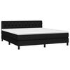vidaXL &Kappa;&rho;&epsilon;&beta;ά&tau;&iota; Boxspring &mu;&epsilon; &Sigma;&tau;&rho;ώ&mu;&alpha; & LED &Mu;&alpha;ύ&rho;&omicron; 160x200 &epsilon;&kappa;. &Upsilon;&phi;&alpha;&sigma;&mu;ά&tau;&iota;&nu;&omicron;