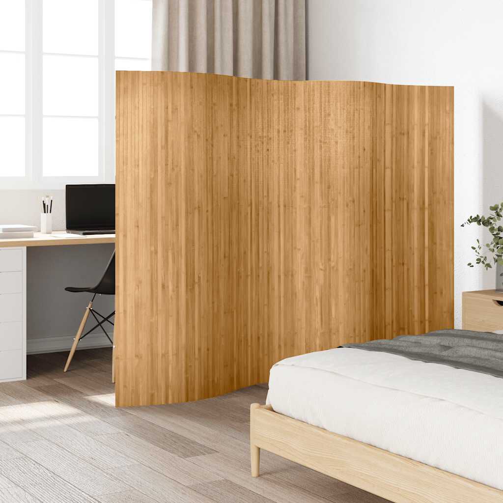 vidaXL Διαχωριστικό Δωματίου σε Φυσικό Χρώμα 250 x 165 εκ. Μπαμπού