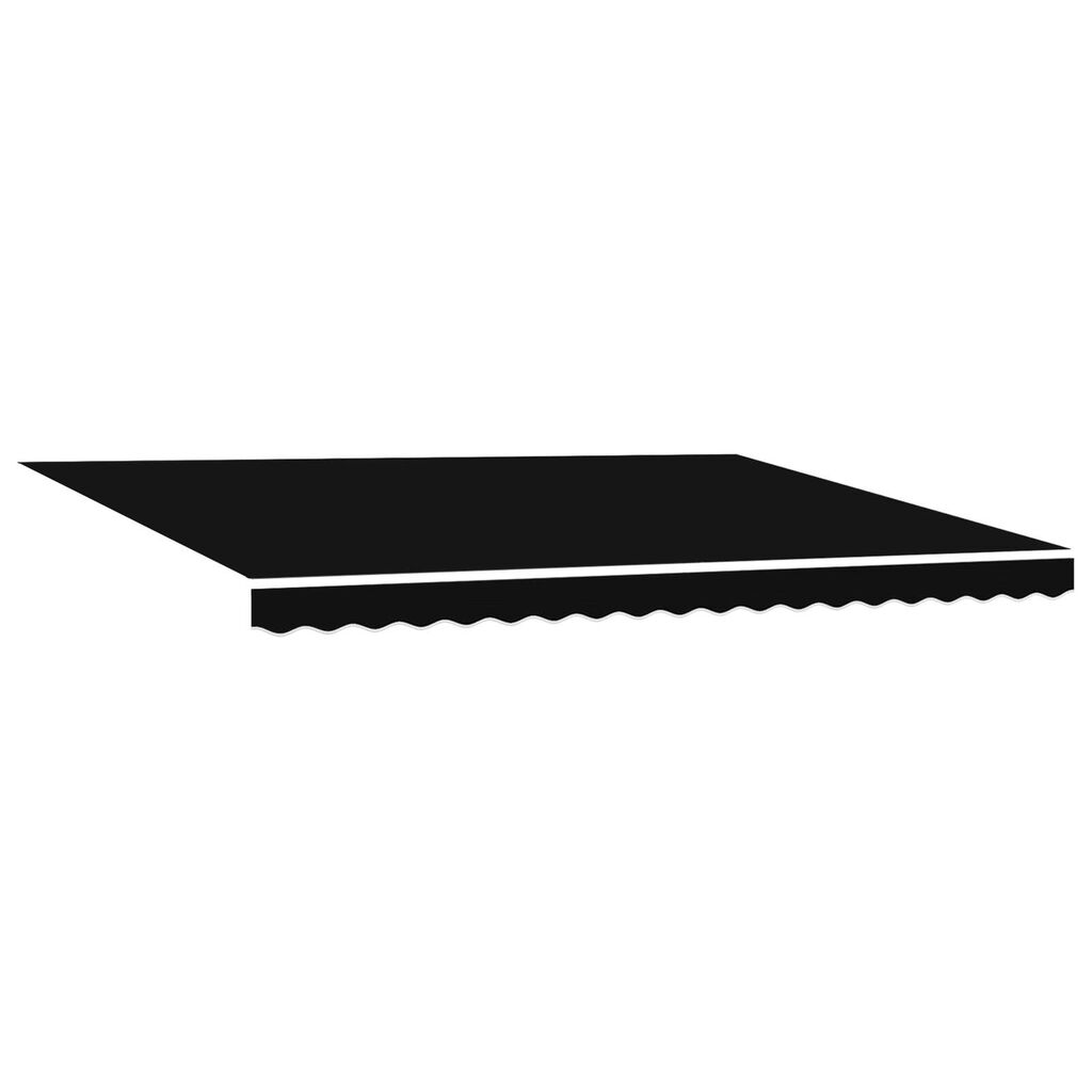 vidaXL Αυτόματη Ανασυρόμενη Τέντα Μαύρη 450x300 εκ