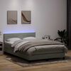 vidaXL &Kappa;&rho;&epsilon;&beta;ά&tau;&iota; Boxspring &mu;&epsilon; &Sigma;&tau;&rho;ώ&mu;&alpha; & LED &Alpha;&nu;&omicron;&iota;&chi;&tau;ό &Gamma;&kappa;&rho;&iota; 140x210 &epsilon;&kappa;. &Beta;&epsilon;&lambda;&omicron;ύ&delta;&iota;&nu;&omicron;