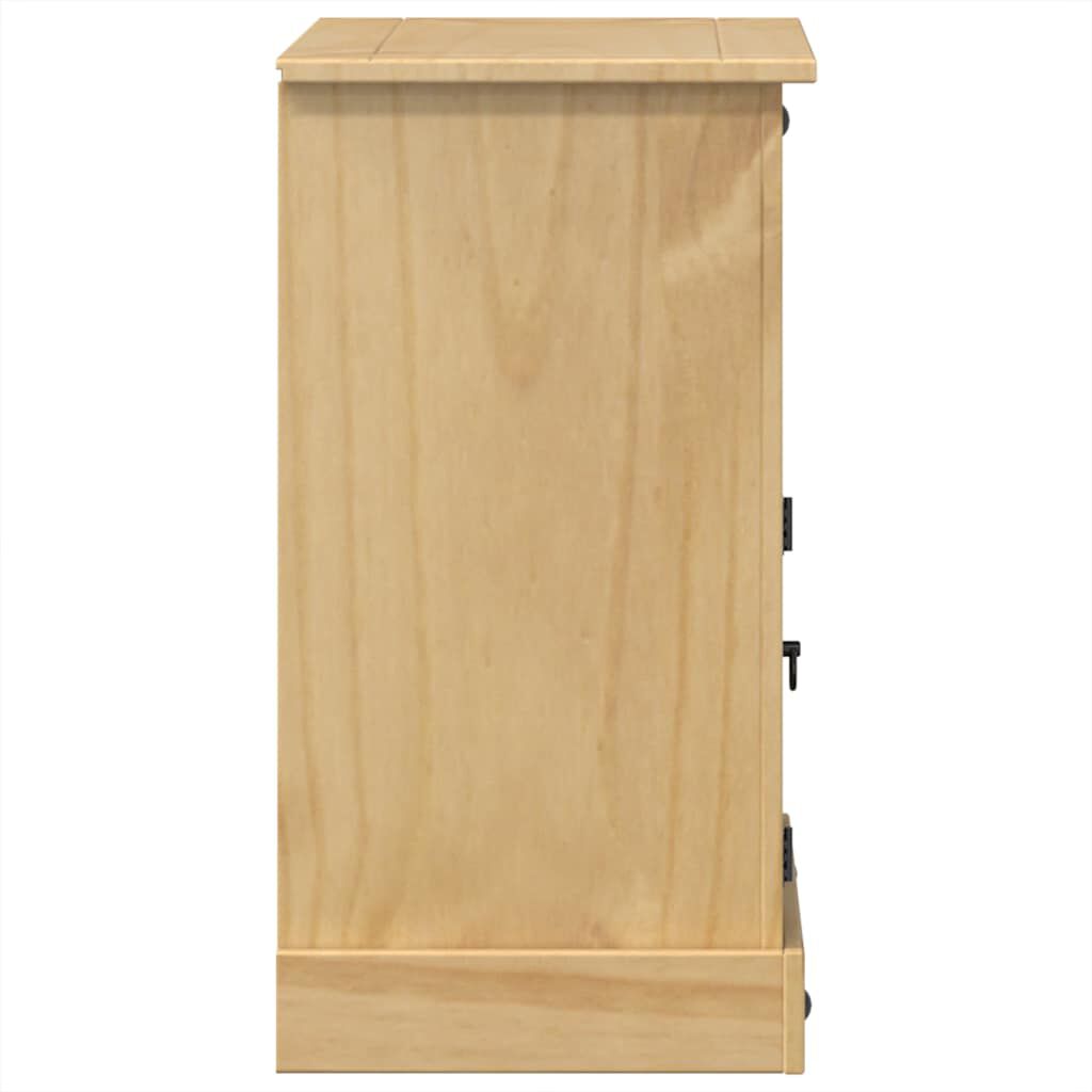 vidaXL Ντουλάπι Corona 80 x 40 x 75 εκ. από Μασίφ Ξύλο Πεύκου