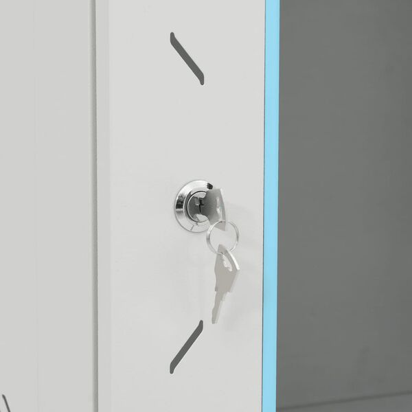 vidaXL Καμπίνα Δικτύου 18U 19" IP20 Μαύρη 60x60x100 εκ.