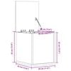 vidaXL Κουτί Αποθήκευσης Sonoma Δρυς 30x35x35 εκ. Επεξεργασμένο Ξύλο