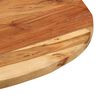 vidaXL Βοηθητικό Τραπέζι 60x(42-62) εκ. Μασίφ Ξύλο Ακακίας/Χυτοσίδηρος