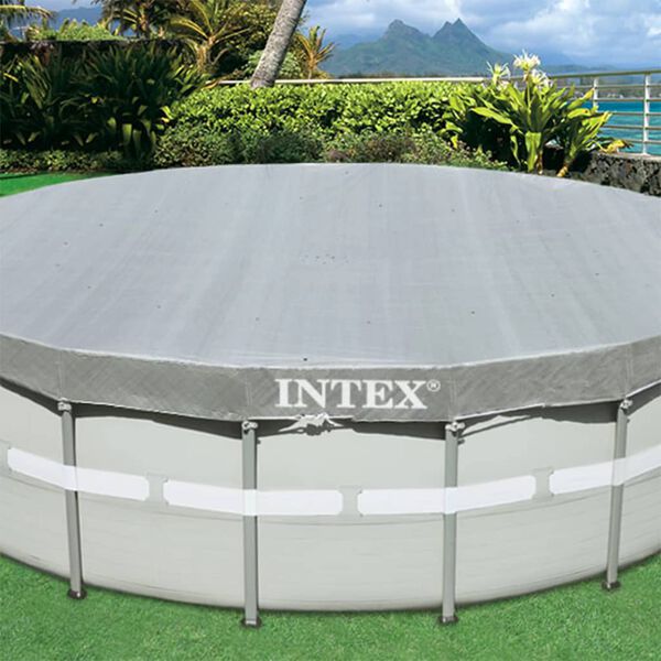 Intex Κάλυμμα Πισίνας Deluxe Στρογγυλό 488 εκ. 28040