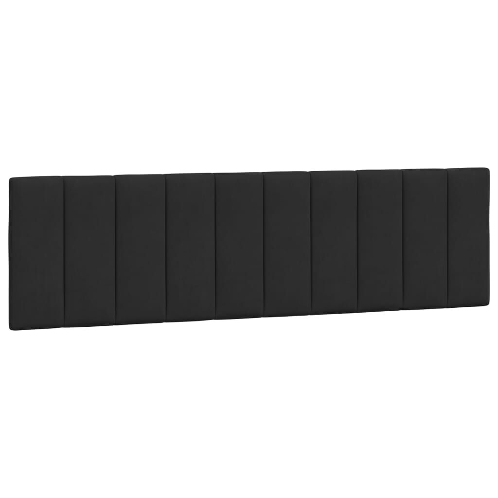 vidaXL Σκελετός Κρεβατιού Χωρίς Στρώμα Μαύρο 180x200 εκ. Βελούδινο