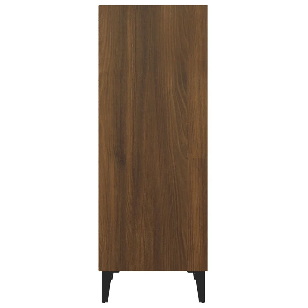 vidaXL Ντουλάπι Καφέ Δρυς 34,5x32,5x90 εκ. Επεξεργασμένο Ξύλο
