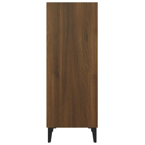 vidaXL Ντουλάπι Καφέ Δρυς 34,5x32,5x90 εκ. Επεξεργασμένο Ξύλο